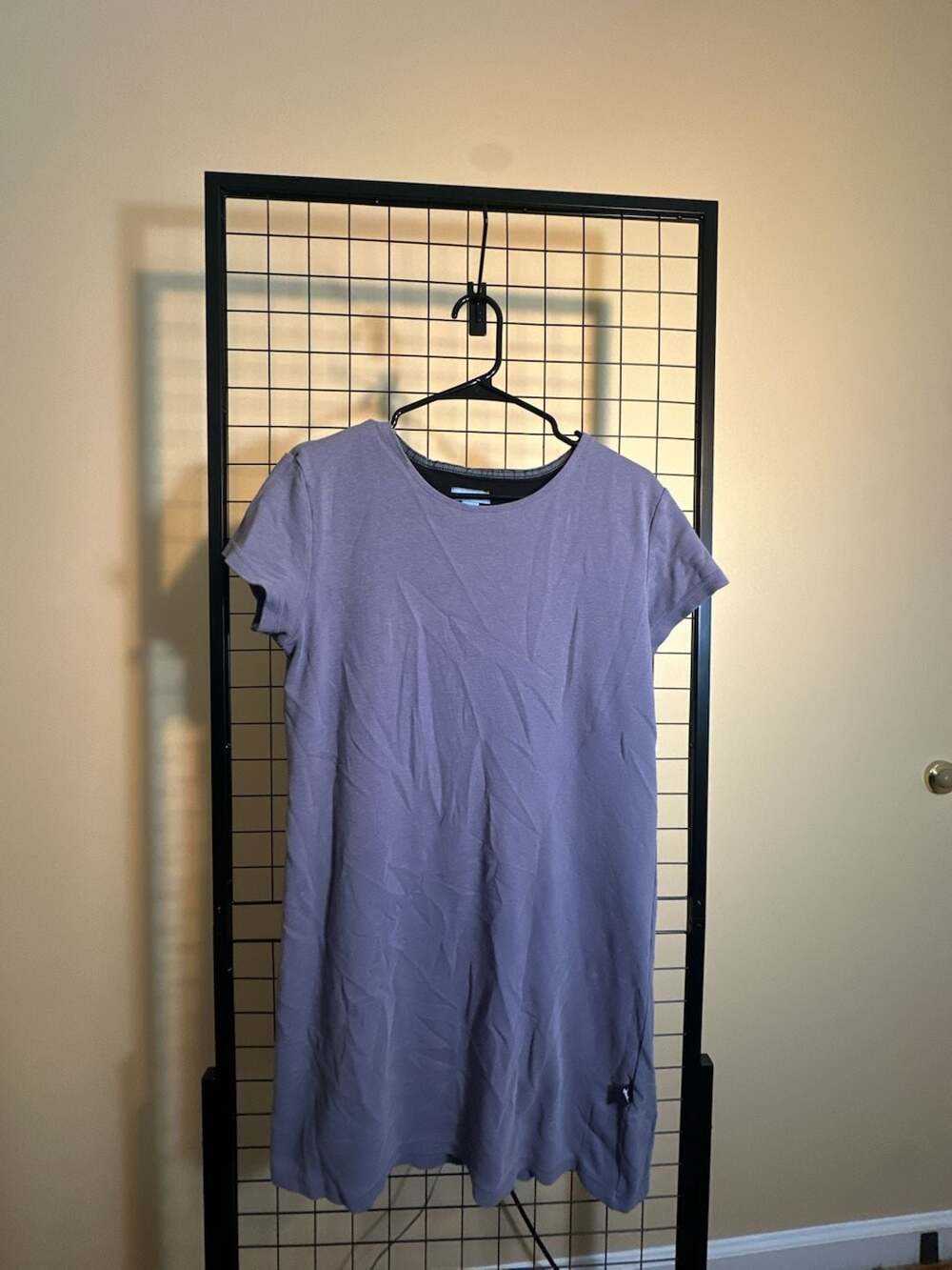 Horny Toad Women's Purple Short Sleeve Casual T-Shirt Dress